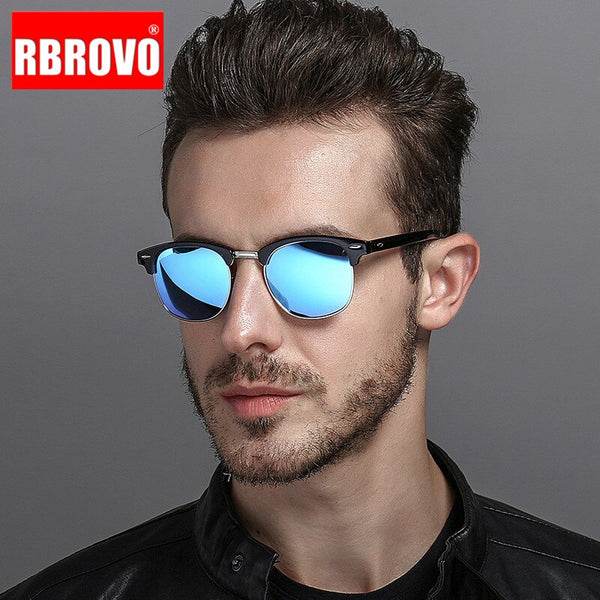 Semi-Rimless Sunglasses