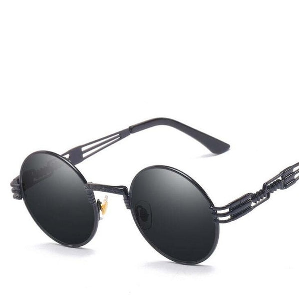 Gothic Steampunk Round Sunglasses