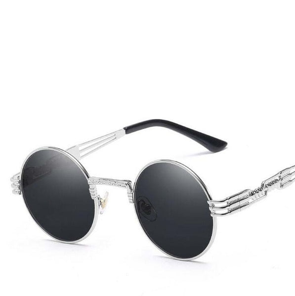 Gothic Steampunk Round Sunglasses