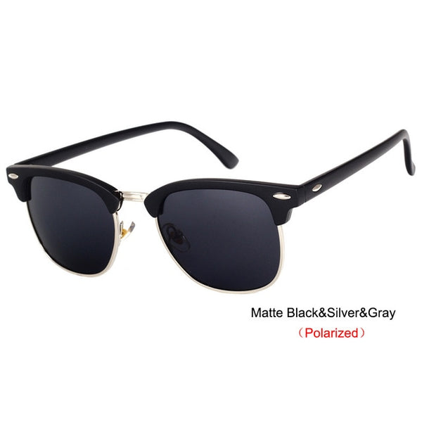 Semi-Rimless Sunglasses