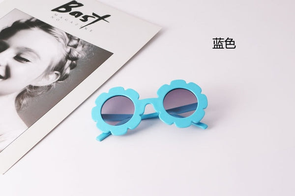 Sun Flower Round Cute kids sunglasses